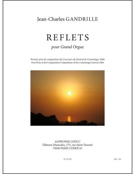 GANDRILLE J.C.-Reflets pour orgue