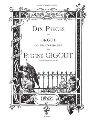 GIGOUT E.-Pezzi (10) per Organo