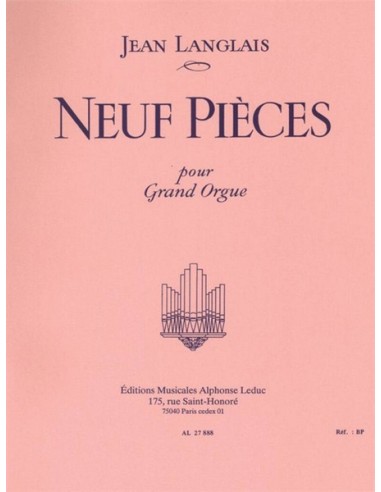 LANGLAIS J.-Pezzi (9) per Organo