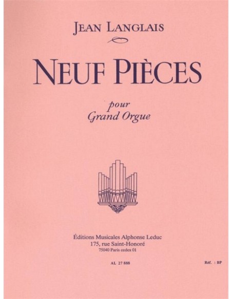 LANGLAIS J.-Pezzi (9) per Organo