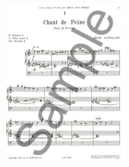 LANGLAIS J.-Pezzi (9) per Organo