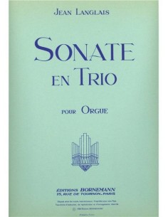 LANGLAIS J.-Sonate en trio pour orgue