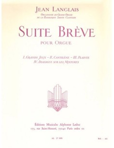 LANGLAIS J.-Suite Brief für Orgel