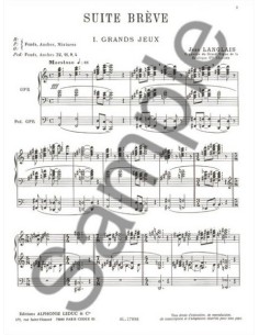 LANGLAIS J.-Suite Brief für Orgel 2