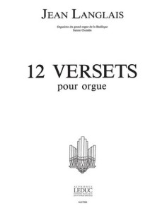 LANGLAIS J.-Versets (12) per Organo