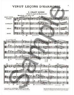 MESSIAEN O.-Lecons d'Harmonie (20) 2