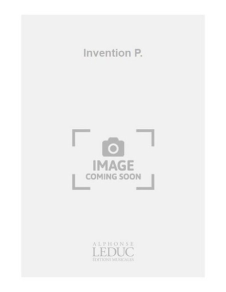 ROUGERON P.-Invention pour piano