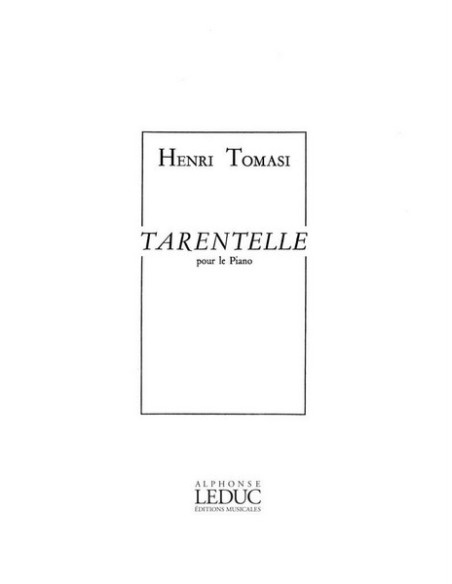 TOMASI H.-Tarentelle per Pianoforte