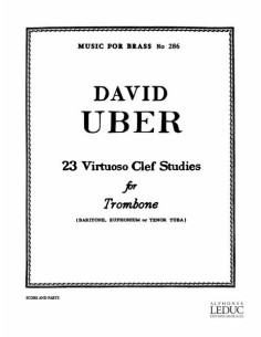 UBER D.-Virtuoser Schlüssel-Etüden (23) für Posaune