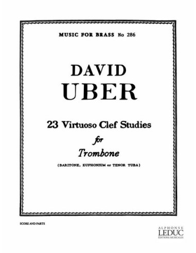 UBER D.-Studi di chiave virtuosistica (23) per trombone