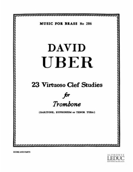 UBER D.-Virtuoser Schlüssel-Etüden (23) für Posaune