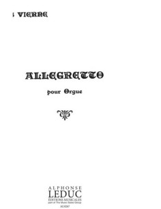 VIERNE L.-Allegretto per organo