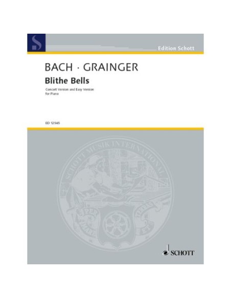 BACH & GRAINGER-Blithe Bells para Piano