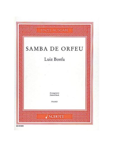 BONFA L.-Samba da "Orfeo" per pianoforte (Bock)
