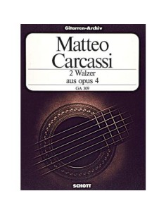 CARCASSI M.-Valses (2) Op.4 per Chitarra