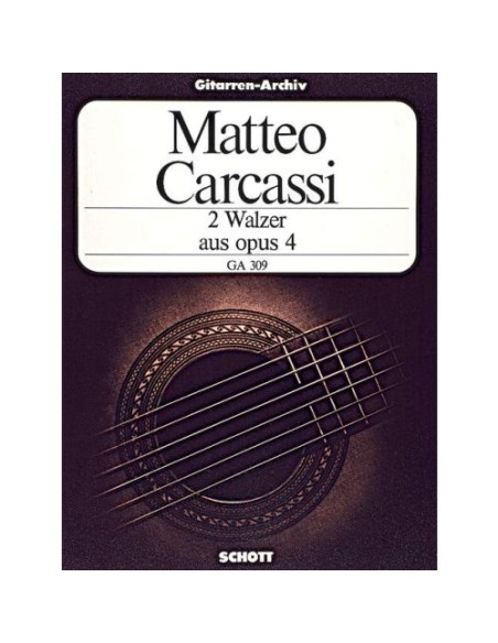 CARCASSI M.-Valses (2) Op.4 for Guitar