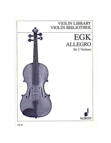 EGK W.-Allegro (1923) pour 3 violons