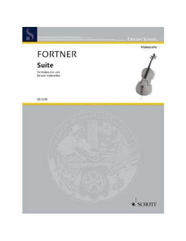 FORTNER W.-Suite (1932) pour violoncelle