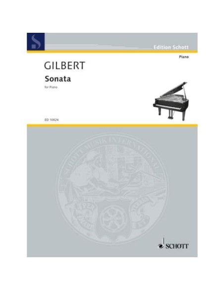 GILBERT A.-Sonate pour piano