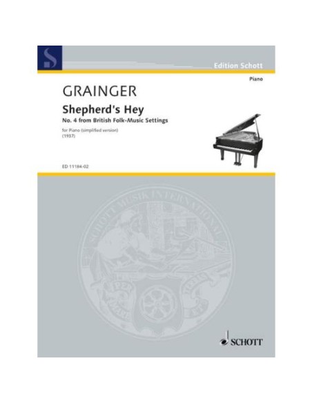 GRAINGER P.A.-Shepherds Hey pour piano facile