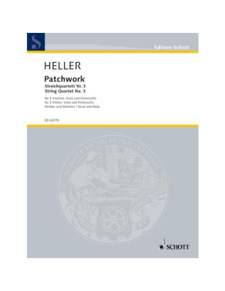 HELLER B.-Streichquartett Nr. 3 "Patchwork" (Partitur/Stimmen)