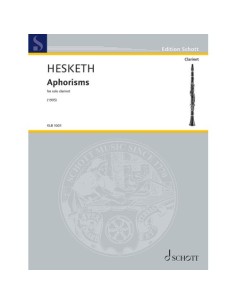HESKETH K.-Aphorism (1995) for Clarinet