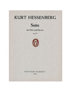 HESSENBERG K.-Suite op.77 (1963) für Flöte und Klavier