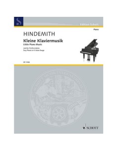 HINDEMITH P.-Pequeña Musica Op.45 nº 4 (1929) para Piano