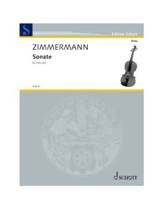 ZIMMERMANN B.A.-Sonata (1955) para Viola