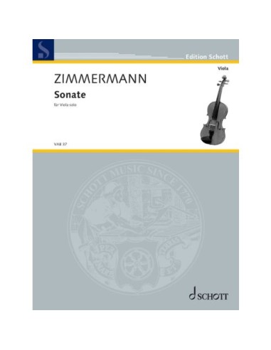 ZIMMERMANN B.A.-Sonata (1955) per viola