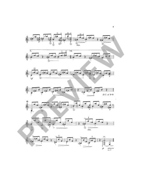 ZEHM F.-Preludi e Fughe (6) per chitarra (Stingl)