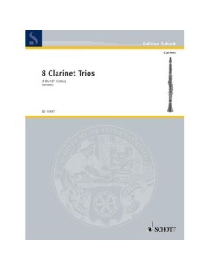 WESTON P.-Trios (8) for 3 Clarinets