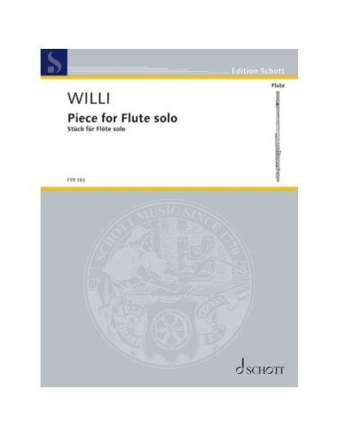 WILLI H.-Piece (1985/86) per flauto