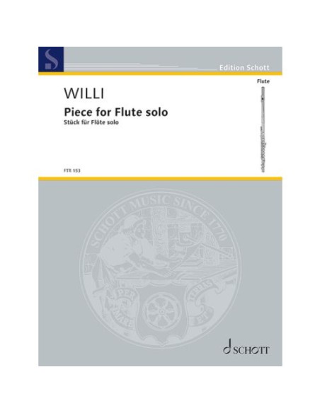 WILLI H.-Piece (1985/86) per flauto