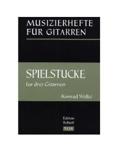 WOLKI K.-Pezzi (6) per 3 Chitarre