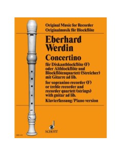 WERDIN E.-Concertino per flauto e pianoforte