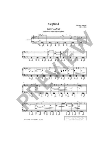 WAGNER R.-Siegfried per voce e pianoforte (Voss)