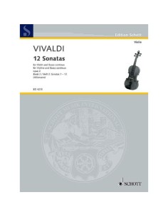 VIVALDI A.-Sonate (12) Op.2 Vol.2: da n. 7 a 12 per violino e pianoforte (Hillemann)