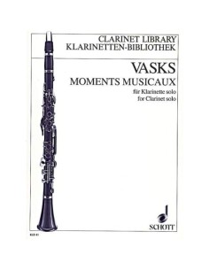 VASKS P.-Musical Moments (1977) pour clarinette