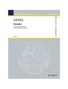 VASKS P.-Sonata (1992) pour flûte alto
