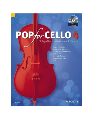 VARIOS-Pop per violoncello Vol.4 (Inc.CD)