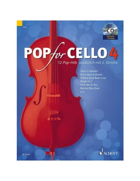 VARIOS-Pop pour violoncelle Vol.4 (Inc.CD)
