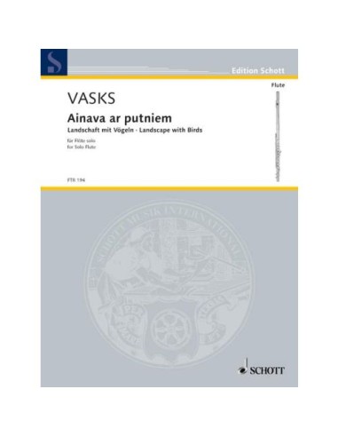 VASKS P.-Ainava ar putniem per Flauto