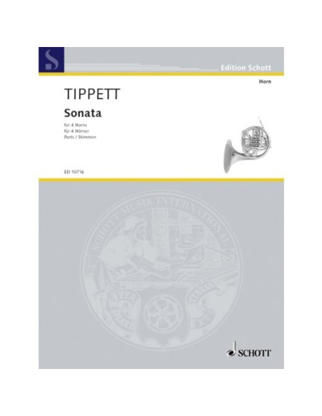 TIPPETT M.-Sonate pour 4 cors