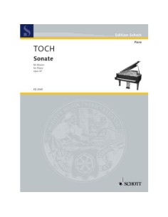 TOCH E.-Sonata Op.47 per pianoforte