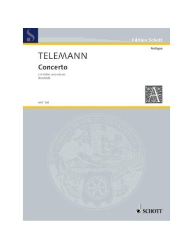 TELEMANN G.P.-Concerto per 4 violini (Friedrich)