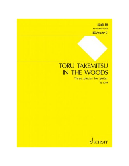 TAKEMITSU T.-Nel bosco (3 pezzi) per chitarra