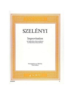 SZELENYI I.-Improvisation pour violon (flûte) (hautbois) et piano