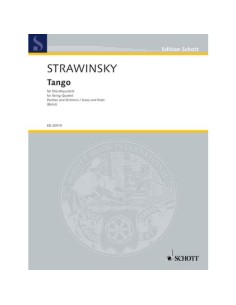 STRAVINSKY I.-Tango for String Quartet (Score/Parts) (Birtel)