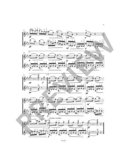 SENFTER J.-Ancient Dances (10) für 2 Violinen